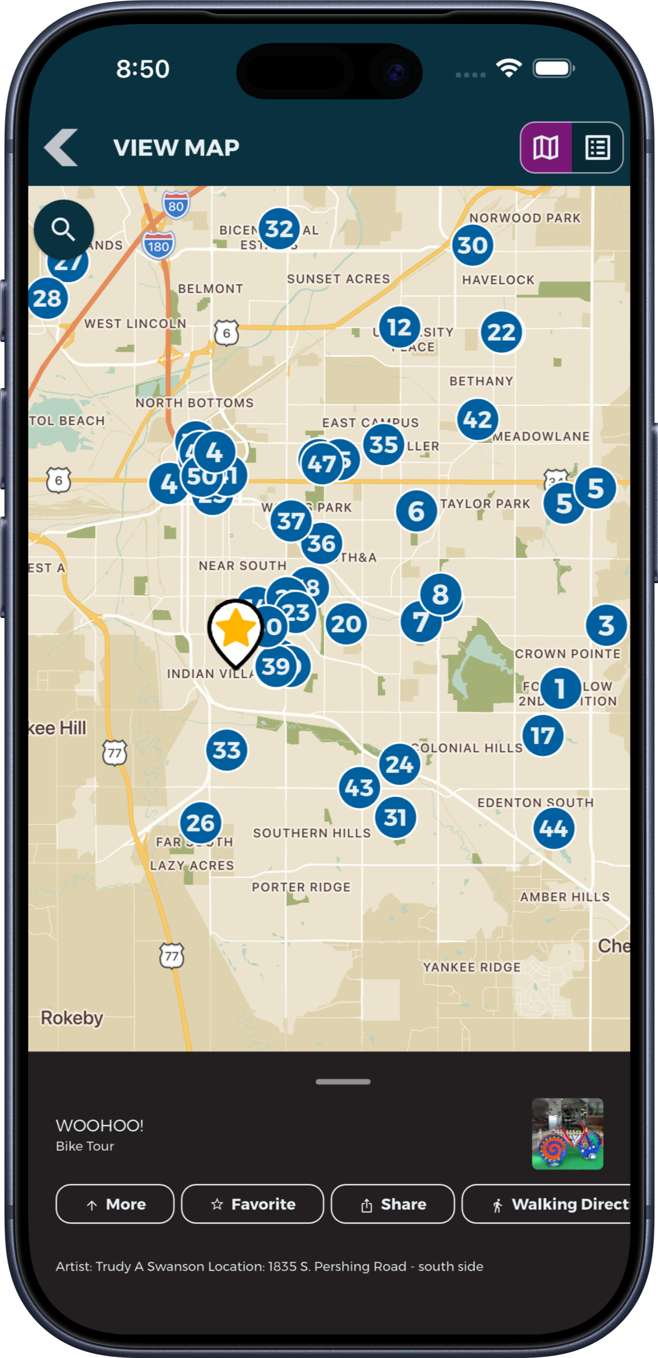 Explore Local Art — Lincoln Art app screenshot